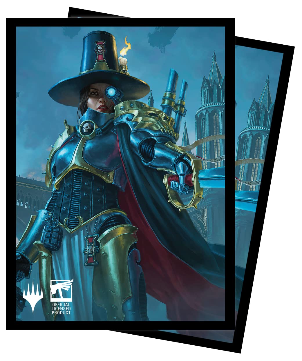 Ultra PRO - Magic: The Gathering - Warhammer 40K (Inquisitor Greyfax) 100ct Card Sleeves - Protect Your Collectible Trading Cards, and Gaming Cards from Wear, Tear, with ChromaFushion Tech