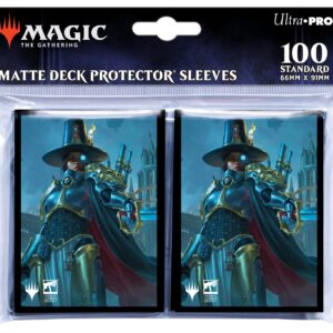 Ultra PRO - Magic: The Gathering - Warhammer 40K (Inquisitor Greyfax) 100ct Card Sleeves - Protect Your Collectible Trading Cards, and Gaming Cards from Wear, Tear, with ChromaFushion Tech