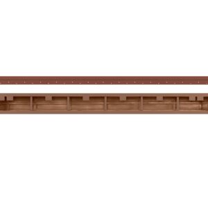 Pearl Mantels ARYB72NCL Non-Combustible Mantel Shelf, Little River, 72" L x 9" D x 5" H, for use Indoors and Out, This Mantel can take The Heat