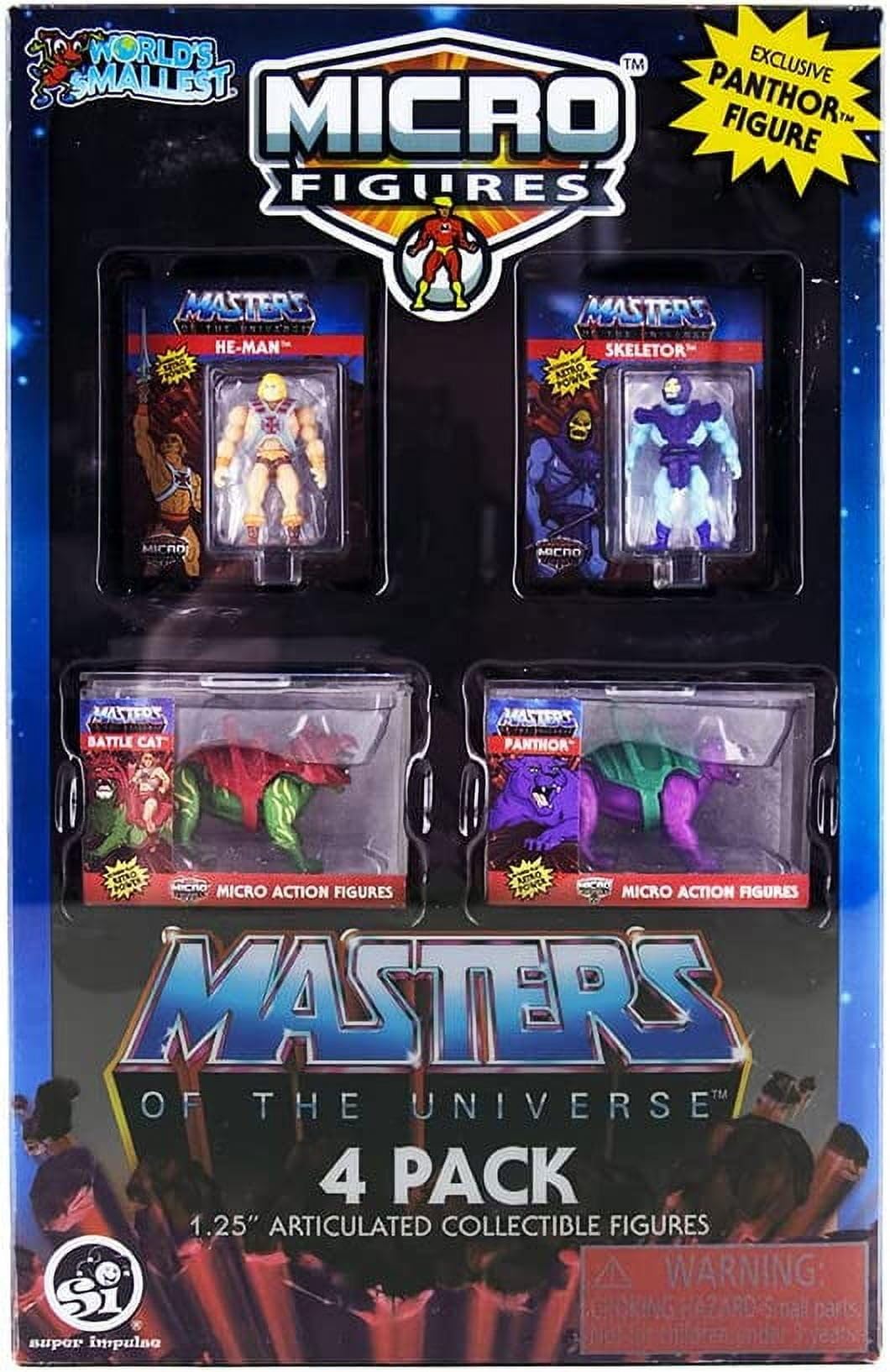 World's Smallest Masters of The Universe Micro Figures Exclusive Collectors Set, Multi