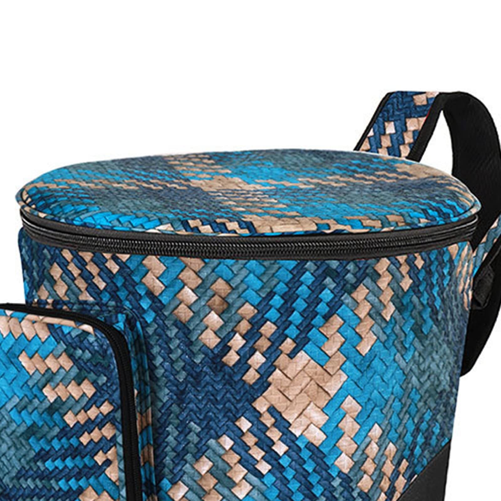 Miwayer Djembe Bag African Drum Case Deluxe Padded Sturdy Shoulders Straps Thicken Waterproof Shockproof Dustproof Only Suitable 8/10/12/13/14'' African Drum (12in, Blue)