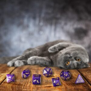 cats dice set: purrito