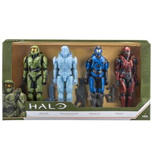 halo infinite world of halo 12" articulated action figure collection (4 figure deluxe value box)