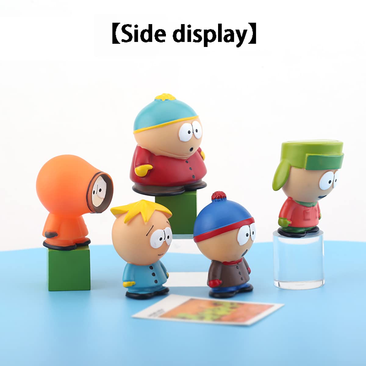 ZJYJING Cartoon Characters Figure Toys Set of 5, Desktop Car Ornament Decorations Average 2.4"