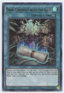 dark contract with the gate - gfp2-en159 - ultra rare - 1st edition