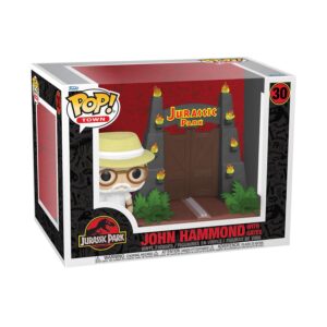 funko pop! town: jurassic park - john hammond with gates special edition exclusive vinyl figure #30