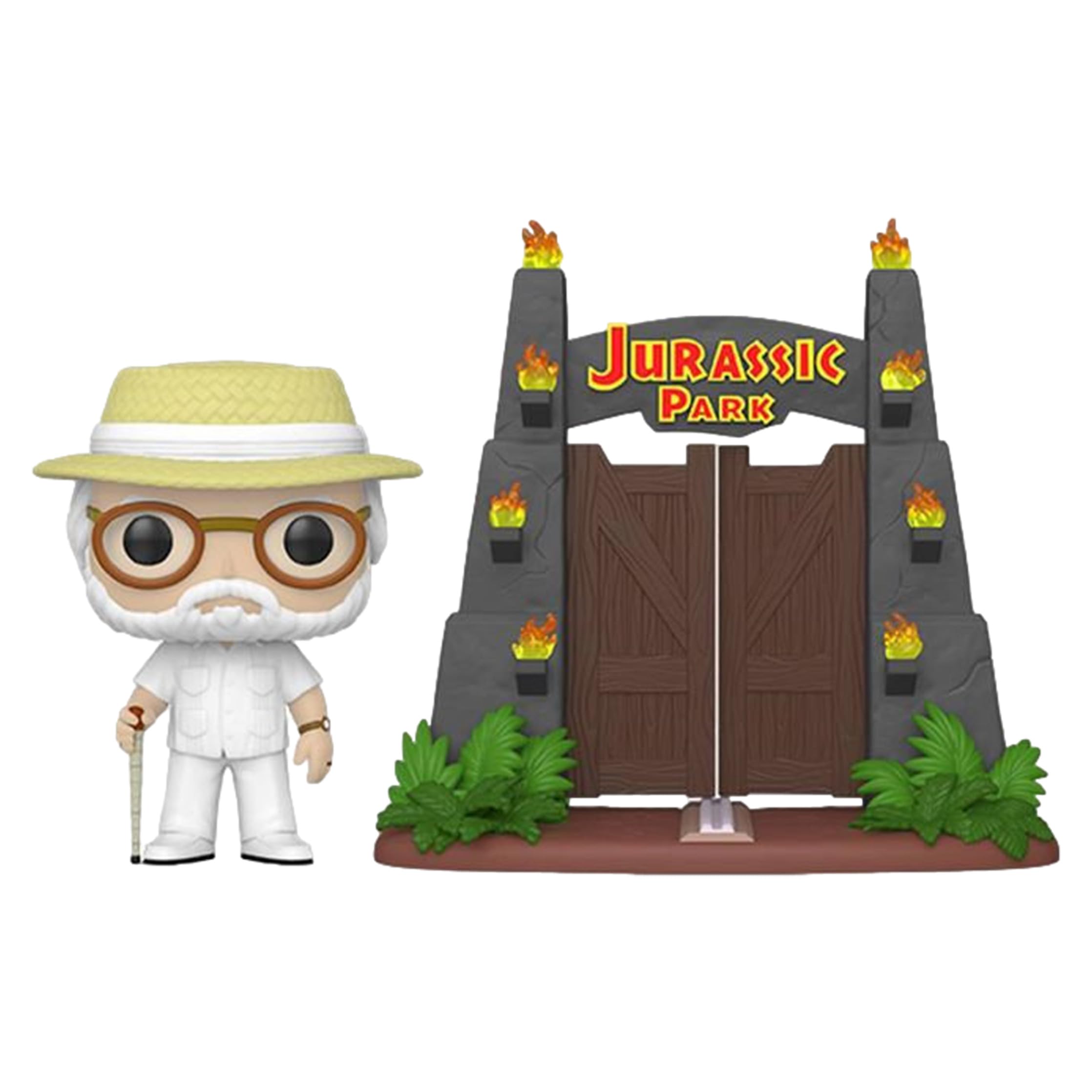 Funko Pop! Town: Jurassic Park - John Hammond with Gates Special Edition Exclusive Vinyl Figure #30