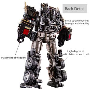 QCKJ Car Deformation Robots Toys,Alloy Action Figures for Boy 5-12,Transformed into Toy Cars