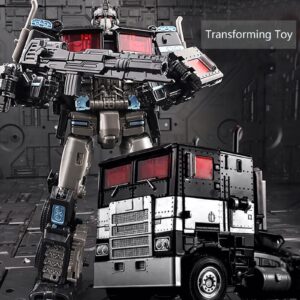 QCKJ Car Deformation Robots Toys,Alloy Action Figures for Boy 5-12,Transformed into Toy Cars