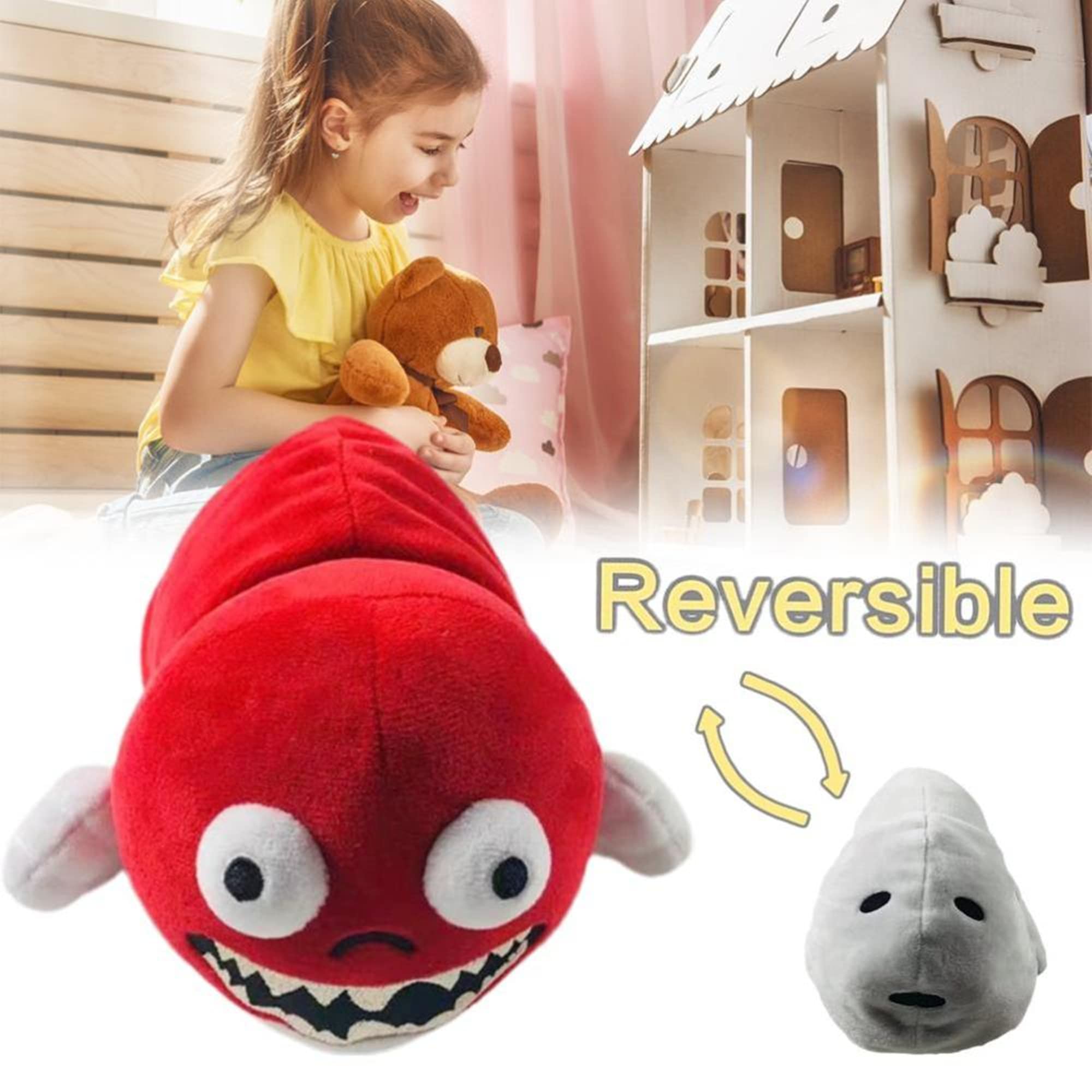 Slime Plush SCP Plush, Bridge Worm Plush Toy 9.8''/25CM Monster Horror Scary Plush Toy Doll for Kids (C)