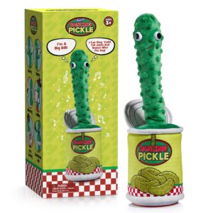 gagster dancing pickle - sings, repeats what you say & tells jokes, singing & talking pickletoy, electronic yodeling pickle for anyone who loves pickles and funny gag gifts