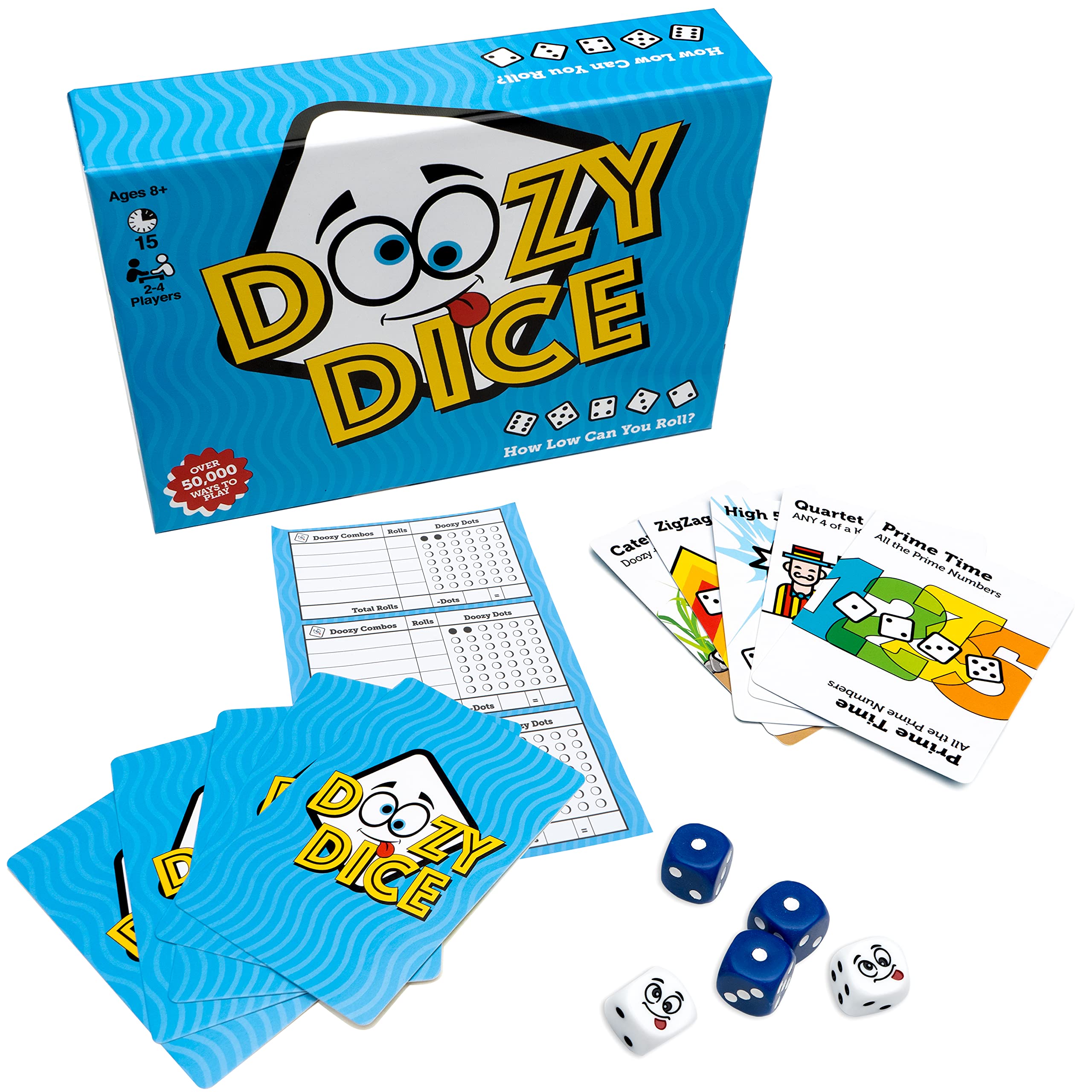 Doozy Dice - Addictive Dice Game of Strategy and Chance, Fast Paced Games for Families, Kids Card and Dice Game, Toy Gift for Boys & Girls, Teens & Adults