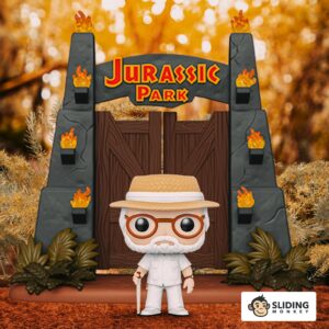 Funko Pop! Town: Jurassic Park - John Hammond with Gates Special Edition Exclusive Vinyl Figure #30