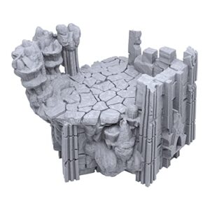 Underground Tower Ruins by GameScape3D, 3D Printed Tabletop RPG Scenery and Wargame Terrain for 28mm Miniatures