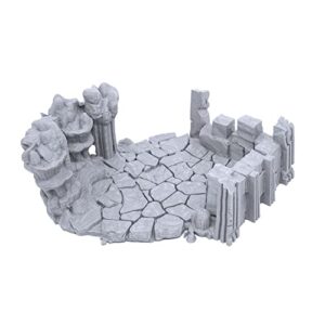 Underground Tower Ruins by GameScape3D, 3D Printed Tabletop RPG Scenery and Wargame Terrain for 28mm Miniatures