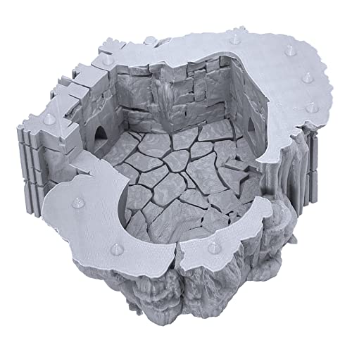 Underground Tower Ruins by GameScape3D, 3D Printed Tabletop RPG Scenery and Wargame Terrain for 28mm Miniatures