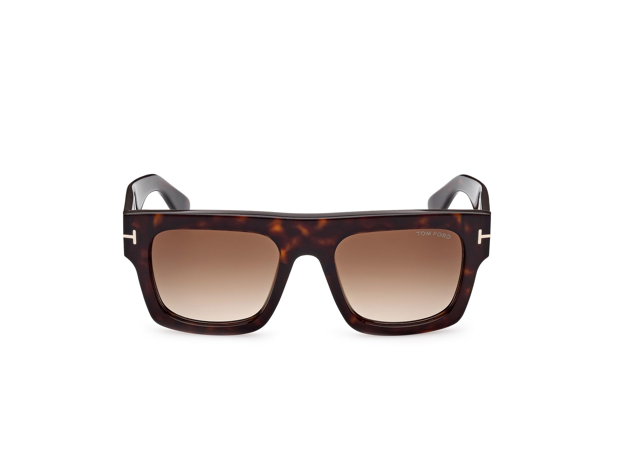 Tom Ford FAUSTO FT 0711 Dark Havana/Light Brown Shaded 53/20/145 unisex Sunglasses