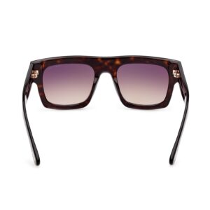 Tom Ford FAUSTO FT 0711 Dark Havana/Light Brown Shaded 53/20/145 unisex Sunglasses