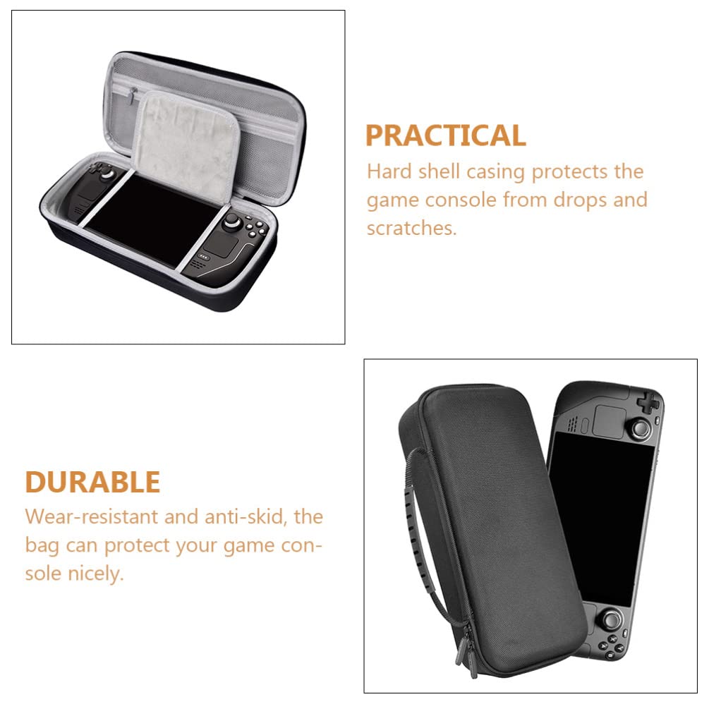 SOLUSTRE package zipper storage bags Game console Accessories Hard Storage Bag Handheld Storage Bag Game console Storage Case Portable Carry Case the host Storage Box eva travel