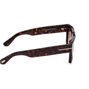 Tom Ford FAUSTO FT 0711 Dark Havana/Light Brown Shaded 53/20/145 unisex Sunglasses