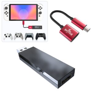 MAYFLASH Magic-S PRO 2 Wireless Bluetooth USB Adapter for PS4, Switch, macOS, Windows, Raspberry Pi, Compatible with Xbox Series X & S Controller, Xbox One Bluetooth, PS5 Controller and More