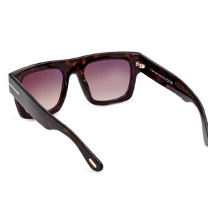 Tom Ford FAUSTO FT 0711 Dark Havana/Light Brown Shaded 53/20/145 unisex Sunglasses