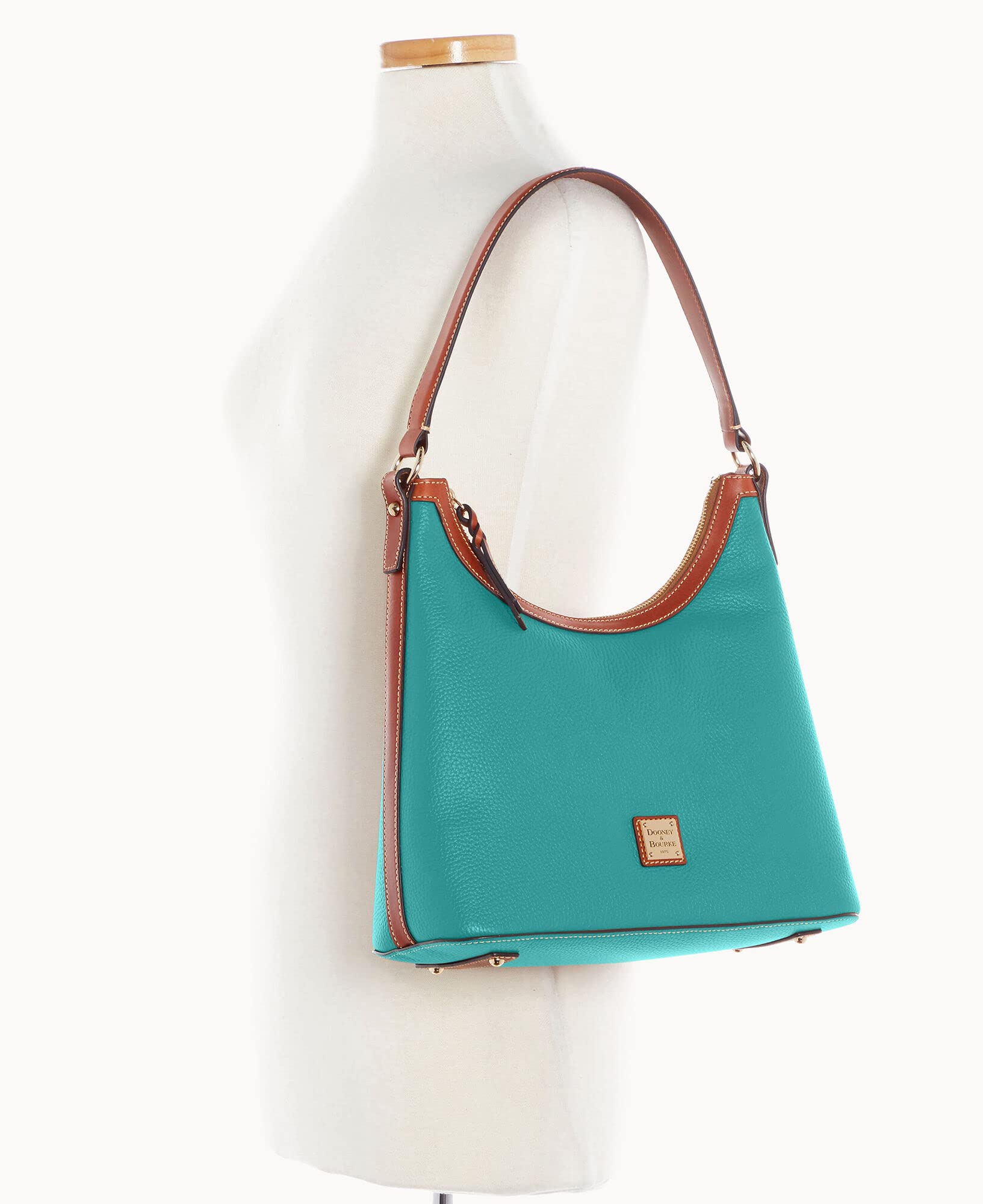 Dooney & Bourke Handbag, Pebble Grain Hobo Shoulder Bag - Spearmint