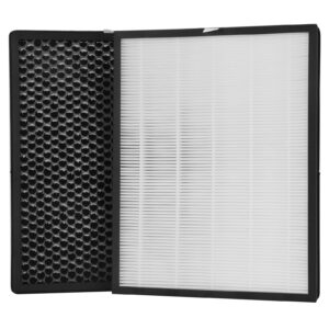 FCFMY 3 Sets H13 True HEPA Replacement Filter, Compatible with Alexapure Breeze AP-B102 and 3049, Including 3 HEPA Filter and 3 Activated Carbon Filter