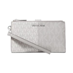 Michael Kors Jet Set Double Zip Wristlet One Size (BRT WHT MLT)