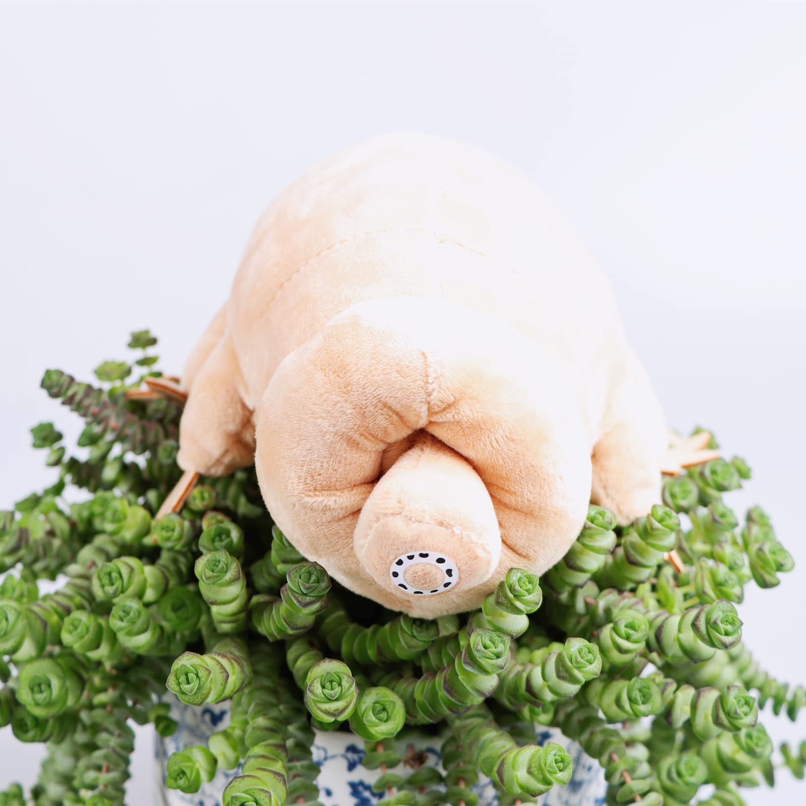 Marble Empire Tardigrade Plush Waterbear Stuffed Animal Water Bear Sea Creature Plush Toy, 9"