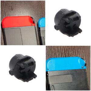 Micro Traders 4PCS Release Eject Lock Buttons Compatible with Nintendo Switch Compatible with Joy-Con Controllers Replacement Parts Plastic Black, EC|153