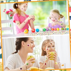 600 Pcs Fruits Vegetable Stickers for Kids Fruits Vegetable Photos Stickers Garden Stickers Realistic Food Fruit Stickers Teachers Student Stickers for Classroom Theme Party Favor (Fruits Vegetable)