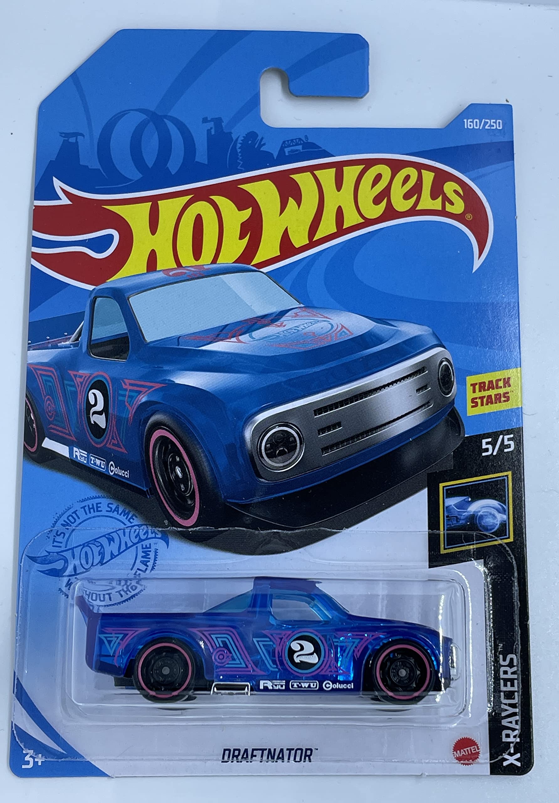 Hot Wheels - DRAFTNATOR - Blue - X-Raycers 5/5