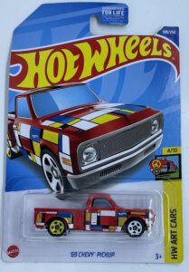 hot wheels 2022 - '69 chevy pickup - hw art cars 4/10