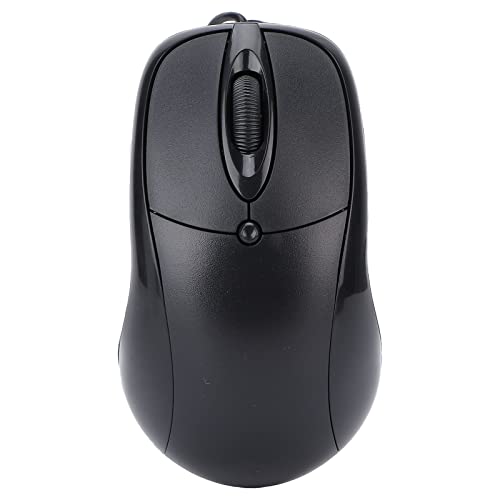 ASHATA USB Wired Mouse,Optical Computer Mouse with 1200 DPI,Ergonomic Game USB Computer Mice,USB Office Mice,Home Wired Mouse,for Desktop,Laptop,PC