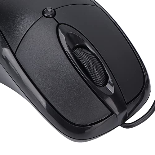 Zopsc-1 Ergonomic Game Mouse 1200 DPI Optical Corded USB Mouse Gaming Mice for Laptop PC Gamers Desktop Computer Laptop, Black