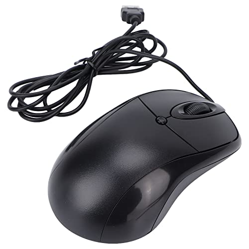 ASHATA USB Wired Mouse,Optical Computer Mouse with 1200 DPI,Ergonomic Game USB Computer Mice,USB Office Mice,Home Wired Mouse,for Desktop,Laptop,PC