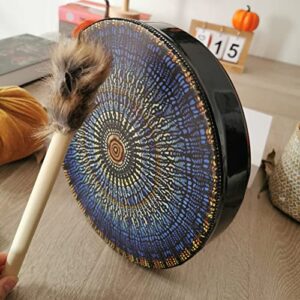 Shaman Drum, Vegan Shaman Sound Healing Tool, Symbol of the Siberian Drum Spirit Music Shamanic Drum