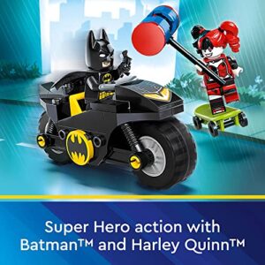 LEGO DC Batman Versus Harley Quinn 76220, Superhero Action Figure Set with Skateboard and Motorcycle Toy for Kids, Boys and Girls Aged 4 Plus