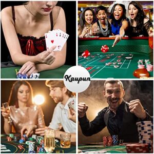 Kaupun Poker Chip Set - 300PCS Poker Set with Aluminum Case, 11.5 Gram Clay Casino Chips for Texas Holdem Blackjack Gambling