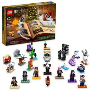 lego harry potter 2022 advent calendar 76404 building toy set and minifigures; countdown to christmas for kids, boys and girls ages 7+ (334 pieces)