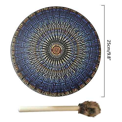 Shaman Drum, Vegan Shaman Sound Healing Tool, Symbol of the Siberian Drum Spirit Music Shamanic Drum