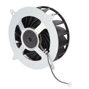 gowenic cpu cooling fan for ps5 console, 17 blades 3 pin internal cooler slient lightweight ps5 cooling fan replacement gaming heat sink for ps5 console