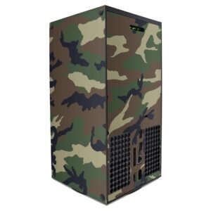 GNG Camouflage Skins Compatible with Xbox Series X Console Decal Vinal Sticker + 2 Controller Set