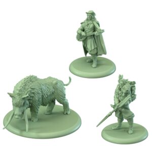 CMON A Song of Ice and Fire Tabletop Miniatures Game Free Folk Heroes III Box Set - Champions of The Wild North, Strategy Game for Adults, Ages 14+, 2+ Players, 45-60 Minute Playtime, Made