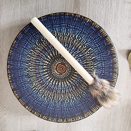 Shaman Drum, Vegan Shaman Sound Healing Tool, Symbol of the Siberian Drum Spirit Music Shamanic Drum