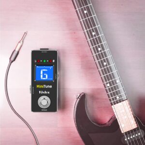 Vivlex Tuner Pedal Tuning Pedal High Precision Mini Pedal Tuner for Guitar Bass HD LCD Display with True Bypass (LT-901)