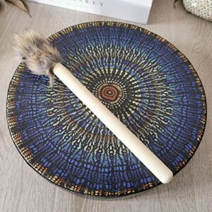 Shaman Drum, Vegan Shaman Sound Healing Tool, Symbol of the Siberian Drum Spirit Music Shamanic Drum