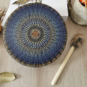 Shaman Drum, Vegan Shaman Sound Healing Tool, Symbol of the Siberian Drum Spirit Music Shamanic Drum