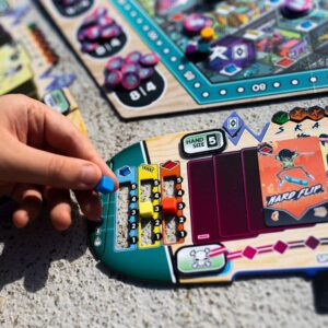 Skate Summer Board Game - Master the Half-Pipes of Pelican Park in This Thrilling Strategy Game! Family Game for Kids and Adults, Ages 14+, 2-5 Players, 60-90 Min Playtime, Made by Pandasaurus Games